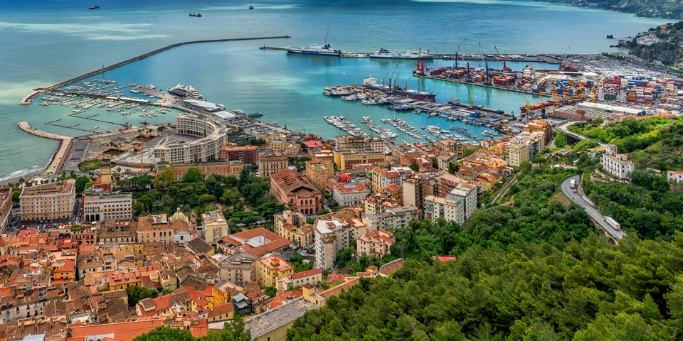 Panoramic View of Salerno